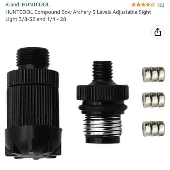 Compound bow adjustable sight light - Picture 1 of 3